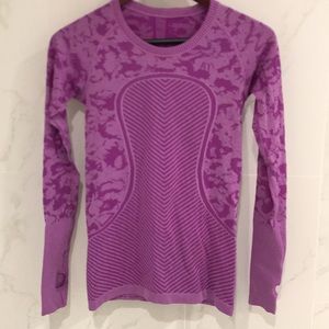 •Lululemon Swiftly Tech Purple Floral Long Sleeve•